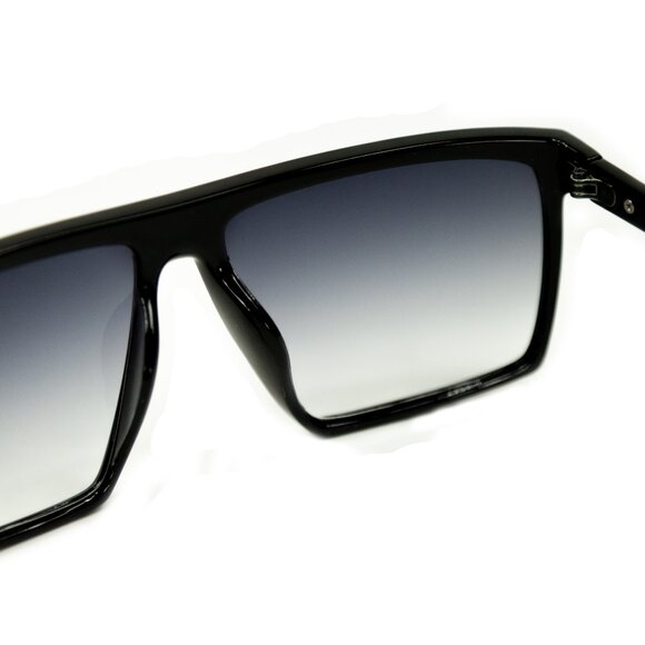 NEW Square Frame Women Sunglasses with %100 UV Protection - Gradient Purple Lens - Picture 8 of 8